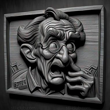 3D model Robert Crumb (STL)